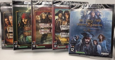Fluch der Karibik 1-5 / 4K UHD Inkl. BluRay - 4K UHD mit Deutscher Tonspur