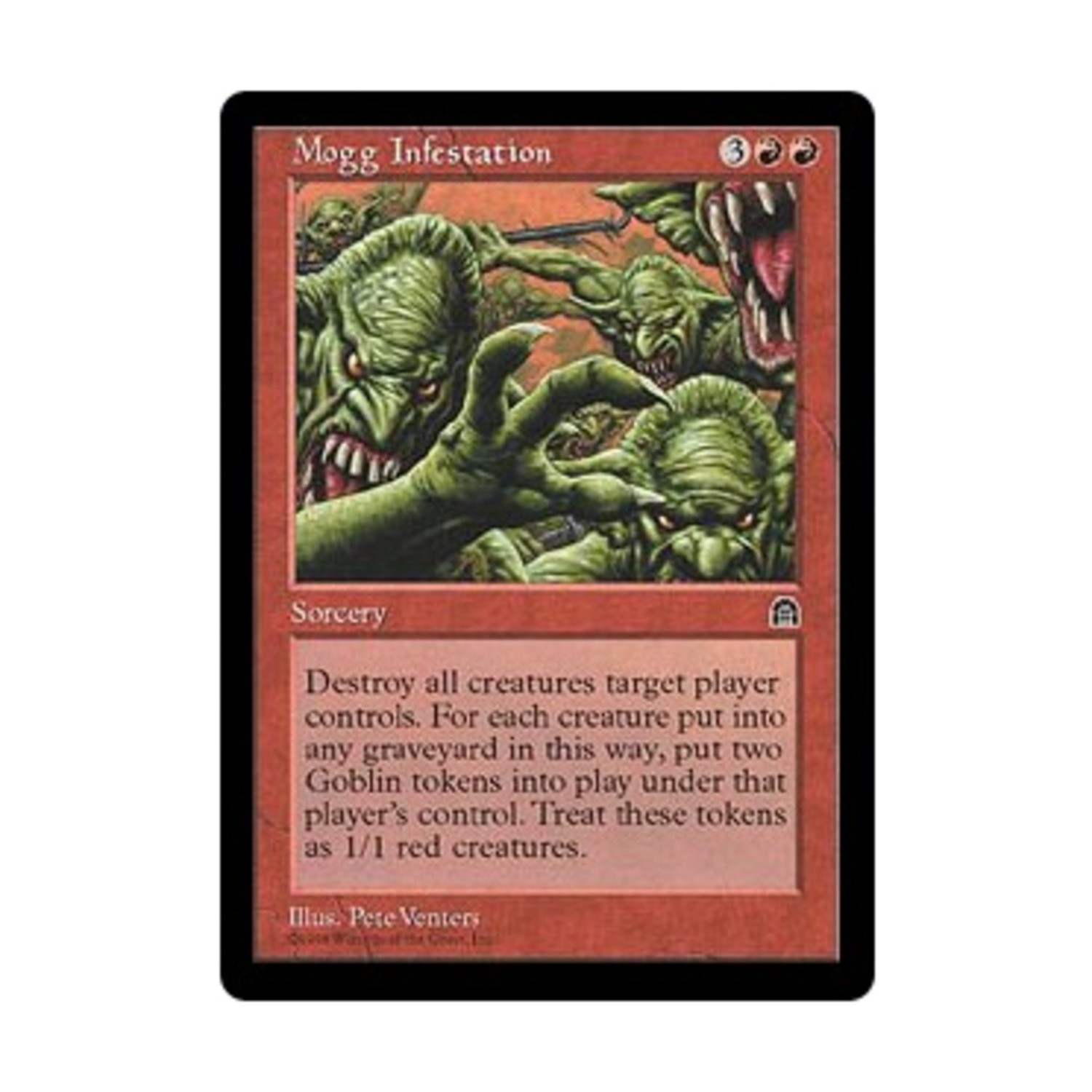 WOTC MtG Stronghold Mogg Infestation (R) NM