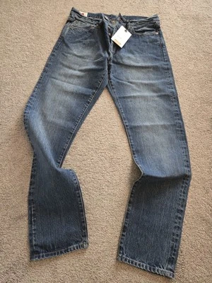 メンズ Han Kjobenhavn wide damage denim pants
