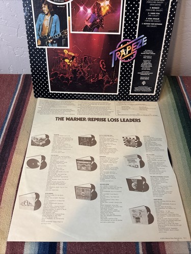 Trapeze - Self-Titled - Vinyl LP Warner Bros. Records BS 2887 1976 Vintage Vinyl - Foto 11 di 18