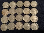 buffalo nickels lot of 20 all have readable dates