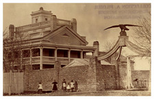 USA, Salt Lake City, Brigham Young Home Vintage Albumen Print Albumen Print 