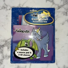 Neopets Computer Accessories Mouse Pads CD Sleeves Blister Pack Uni Shoyru