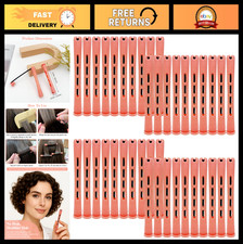 40-Pack Cold Wave Hair Perm Rods - Plastic Curling Rollers for Salon  Home Use