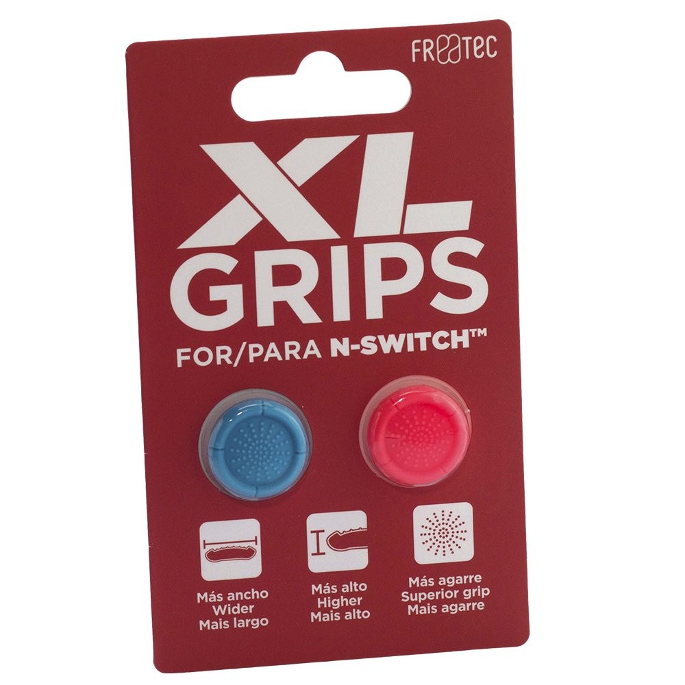 FRTEC - Thumb Grips Pro XL - Neon Blue/Neon Red (Nintendo Swit (Nintendo Switch)