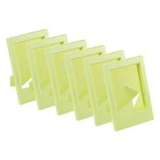 6 Pcs Mini Picture Frames 2.4 x 3.5 Inch Rectangle Photo Frame, Dark Green