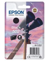 Epson Original 502 Fernglas Druckerpatrone - Schwarz (C13T02V14010)