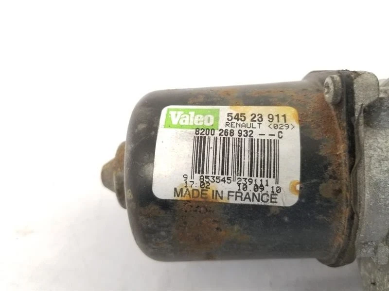 2010 RENAULT CLIO FRONT WIPER MOTOR + LINKAGE 8200268932C - Image 4 of 4