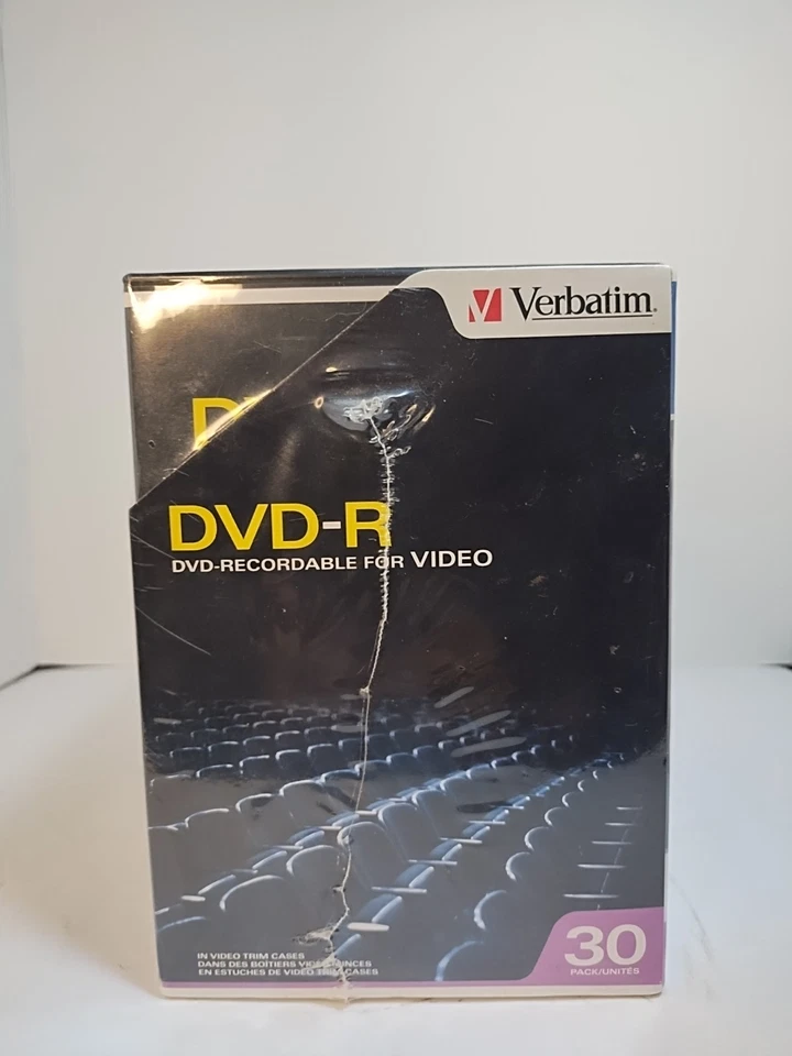 30 VERBATIM Blank DVD-R DVDR 16X 4.7GB Logo Branded Media Disc in Slim Cases - Image 4 of 4