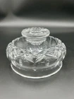 Vintage Waterford Crystal Lismore 5” Footed Bowl With Diamond And Wedge Cuts