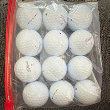 New Dozen Titleist Pro V1x Left Dash White Prior Generation Golf Balls