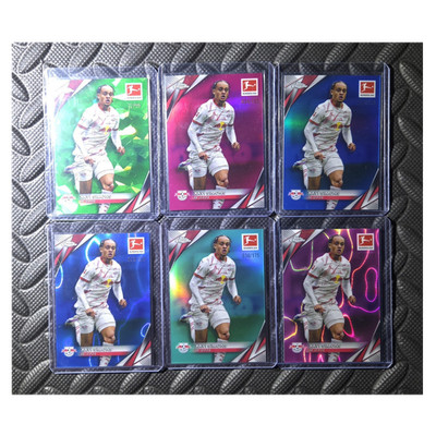 Topps Chrome Bundesliga Xavi Simons RB Leipzig SN /99 /125 /150 /175 6 Card Lot