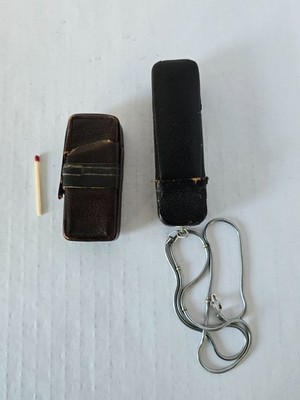 A vintage Minox B Subminiature camera with flash, both in originals leather case