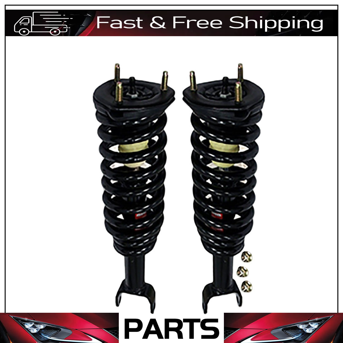 Monroe Suspension Front Struts Fits 2005-2009 Dodge/Mitsubishi 4WD