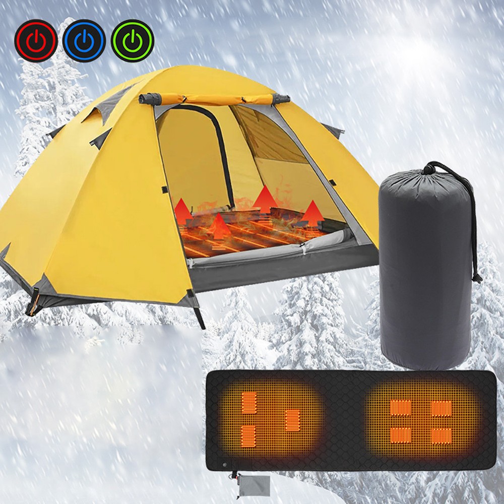 Winter Heating Mat USB Heating Sleeping Mat Camping Warming Mattress Temperature