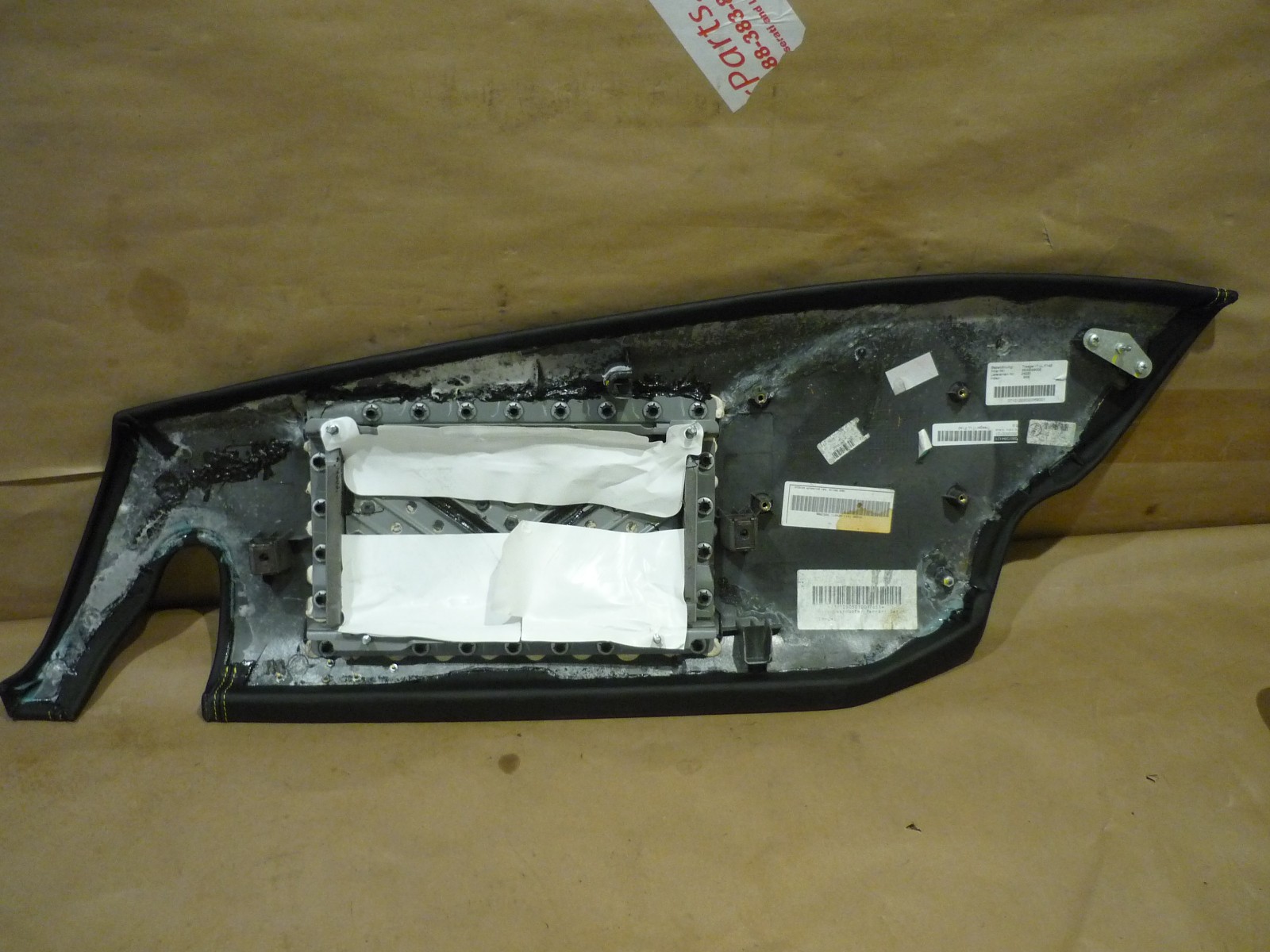 Ferrari 458 Italia - Upper Dashboard Section LHD Black -P/N 82493012