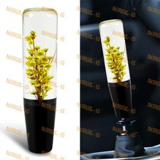 20cm Jdm Real Flowers Clear Manual Car Gear Stick Shift Knob Lever Shifter Head 20cm Jdm Real Flowers Clear Manual Car Gear Stick Shift Knob Lever Shifter Head