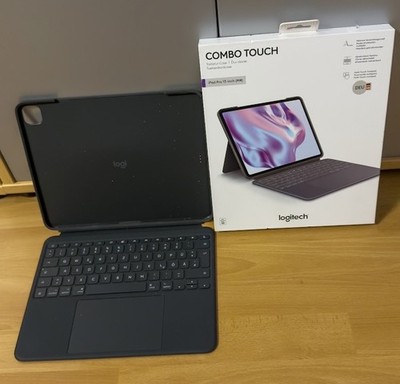 Logitech Combo Touch für iPad Pro 13  M4   QWERTZ DE   Guter Zustand