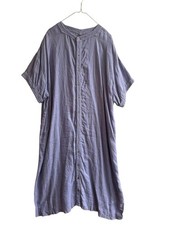 Nest Robe Linen Honeycomb Neck Dress 2-Way Relaxed Fit -Shipping from Japan
