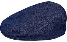 Baby Boys Tweed Vintage Drivers Cap Kids Beret Hat 12-24 Months Navy Blue