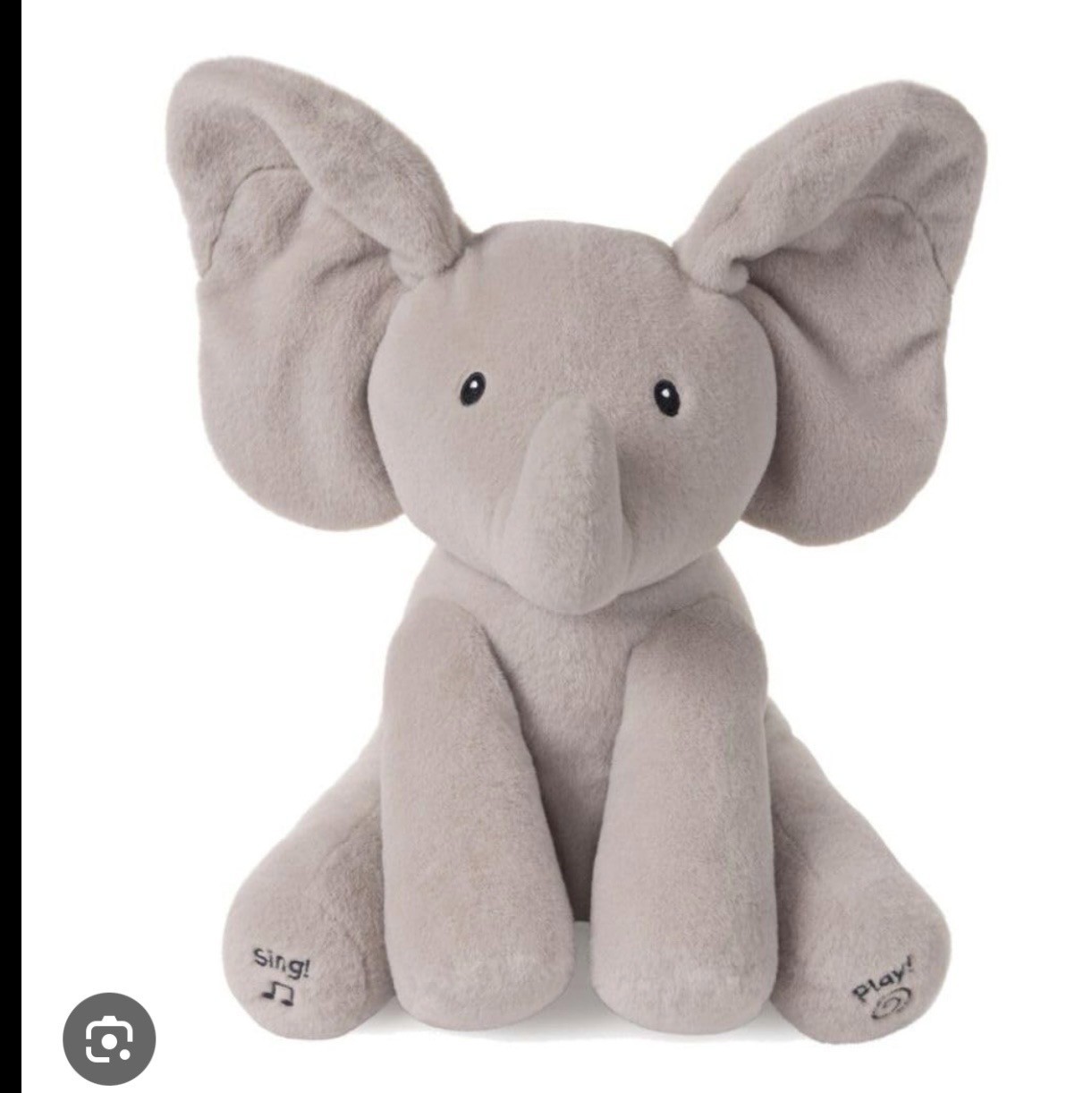 Baby GUND Flappy the Elephant Animated Musical Plush Toy New