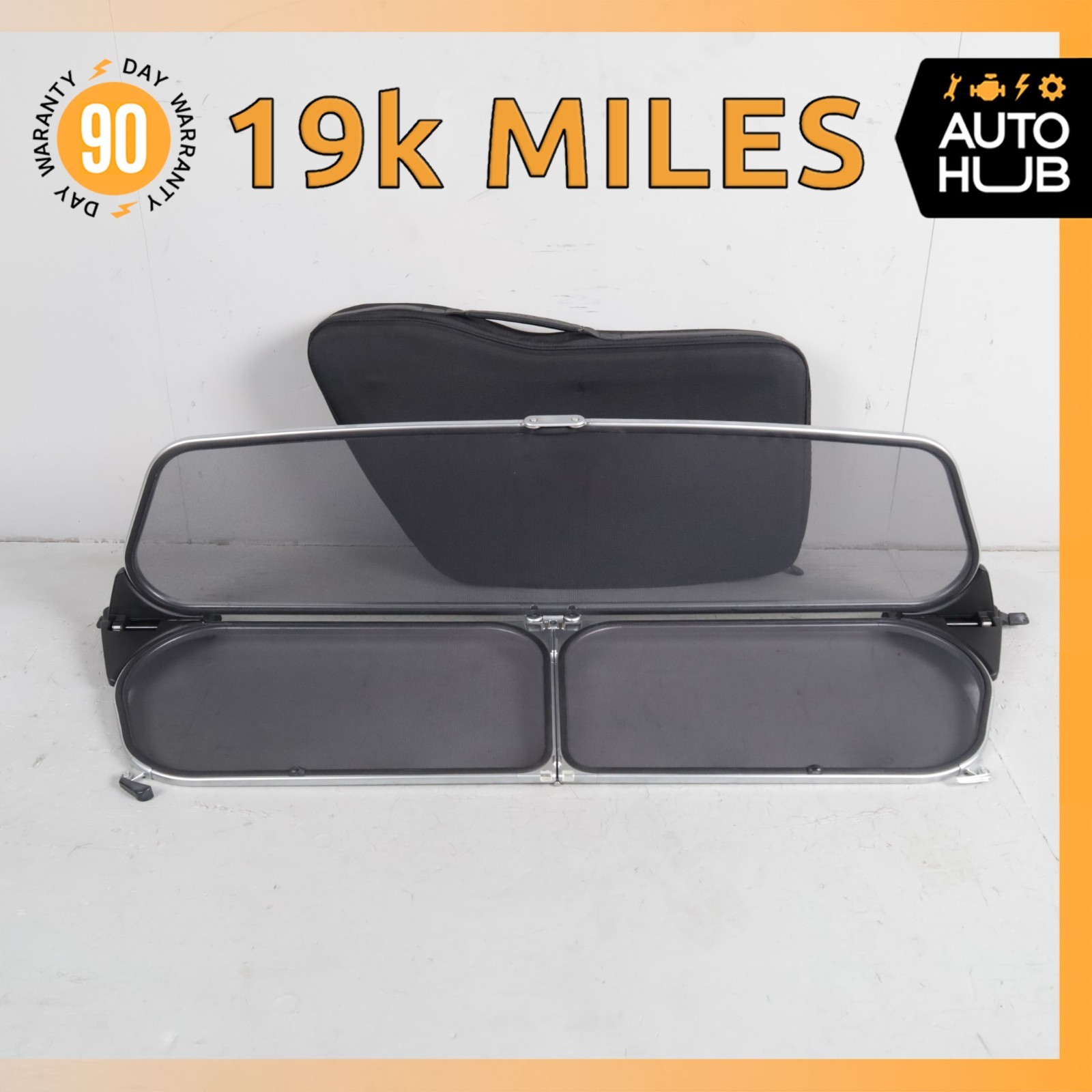 07-11 Bentley Continental GTC Windscreen Deflector w/ Case 3W7862965B OEM 19k