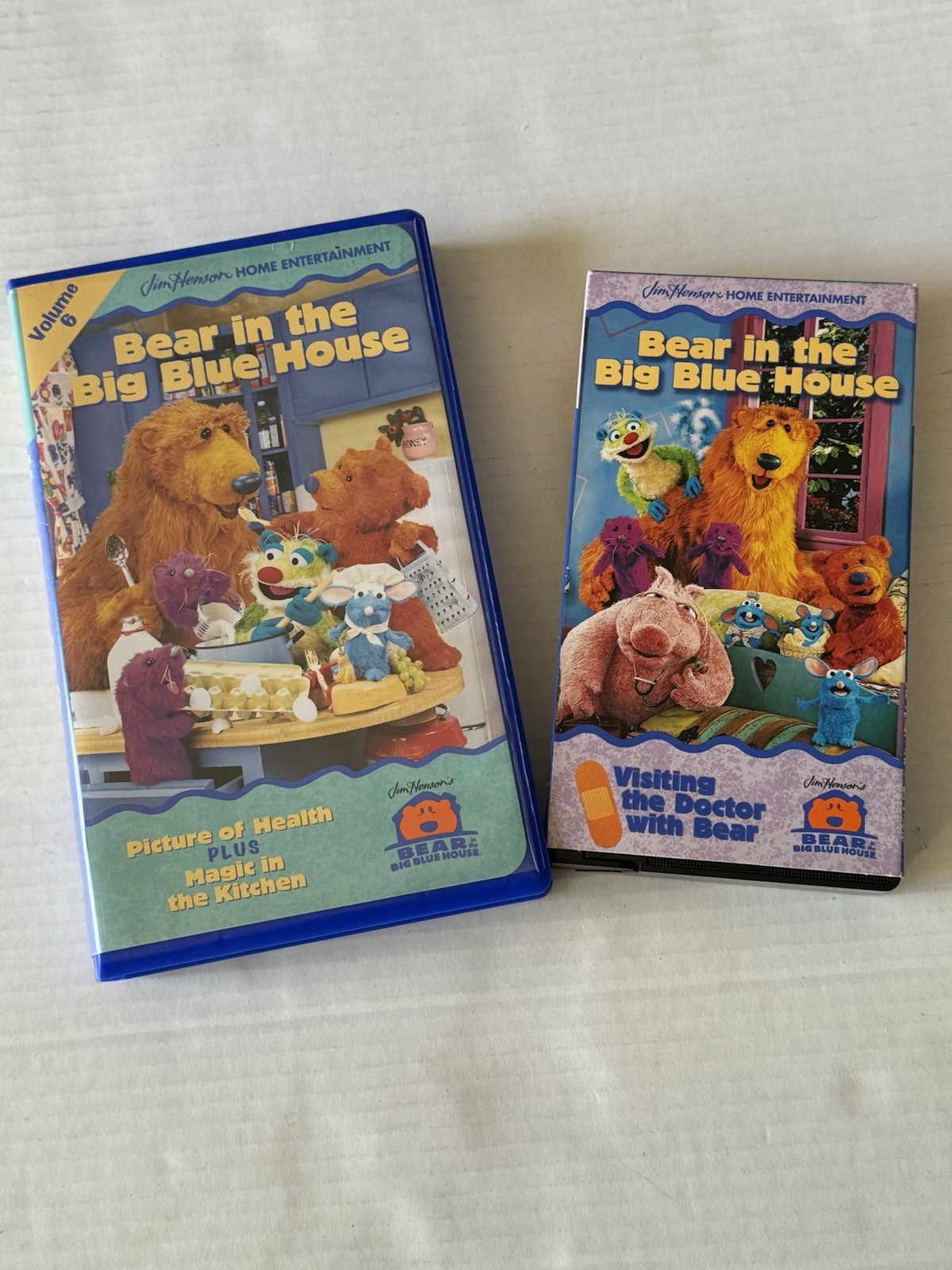 bear in the big blue house vhs lot
