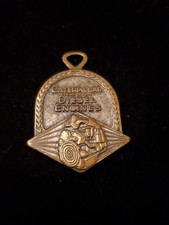 Vintage Caterpillar Diesel Engines Quarter Century Of Leadership Keychain Old