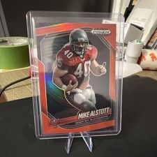 Panini Prizm Black Red Prizm Mike Alstott #145 Buccaneers Serial /299 2025
