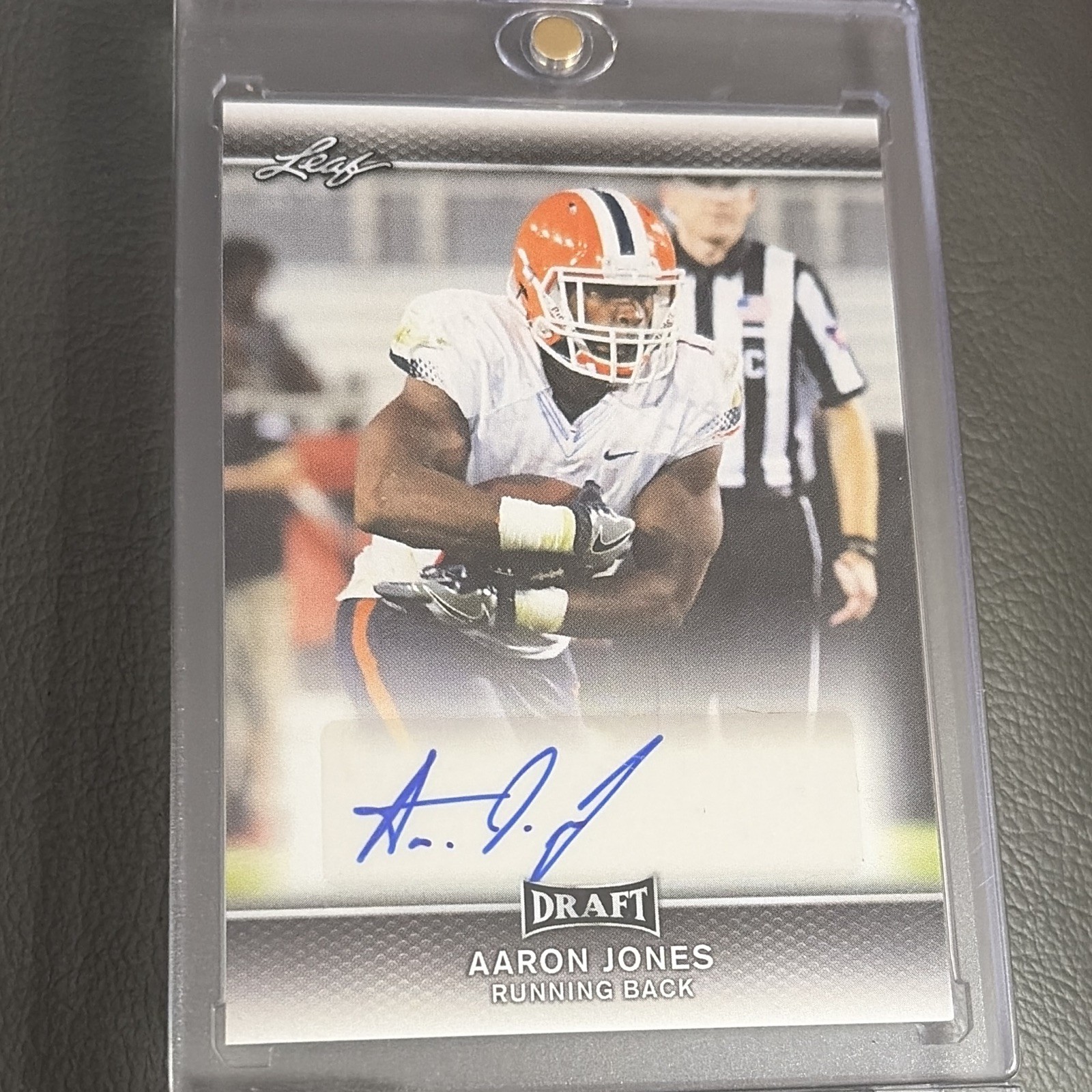 Aaron Jones Leaf Draft Autographs #AAJ1 Base