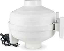 3 Inch Radon Fan, 2 Speed 240/170CFM Radon Mitigation System | Energy Efficient