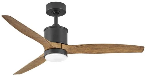 52" Hinkley Hover Matte Black Wet-Rated LED Smart Ceiling Fan - Picture 2 of 10