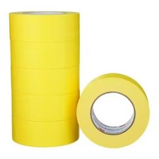 3M 06656 Automotive Refinish Masking Tape 388N, 48 mm x 55 m, Yellow, 6 Rolls