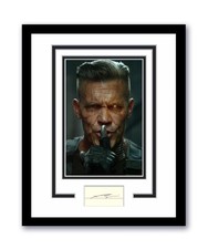 Deadpool Cable Josh Brolin Autographed Signed 11x14 Framed Photo ACOA