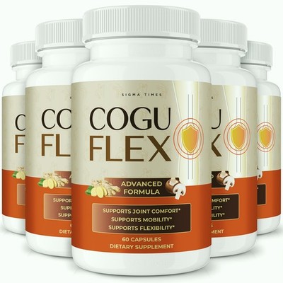CoguFlex Capsules, Cogu Flex Joint and Nerve Support Supplement - 5 Pack