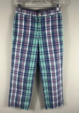 Vineyard Vines Plaid Pants Preppy Classic Fit Club Golf Pants Boy s Size 12