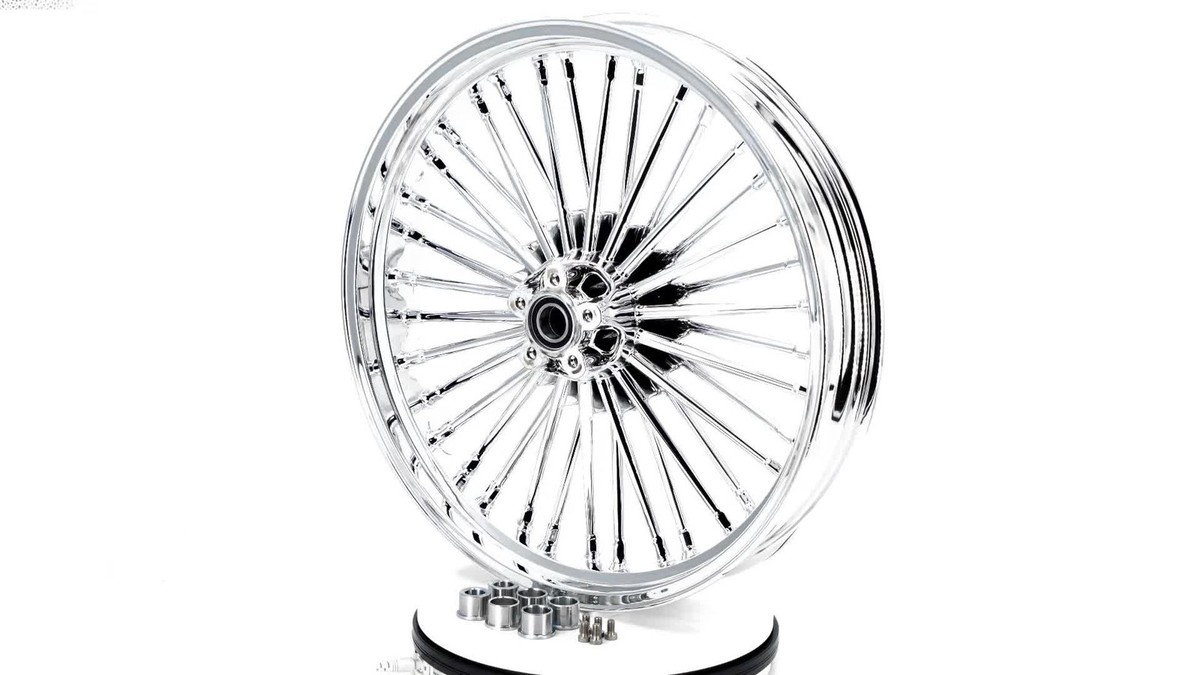 21x3.5 Fat Spoke Front Wheel for Harley Heritage Softail Fatboy