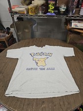 Vintage 1999s Pokemon Pikachu Tie Dye Shirt Youth XL Fits Adult Small/Medium