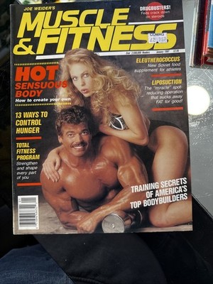 Joe Weider's Muscle & Fitness Magazine Vintage Bodybuilding January 1987 Gym