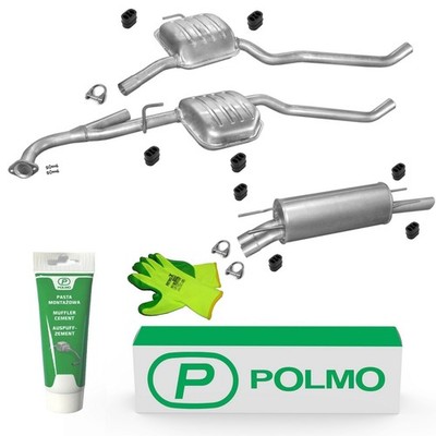 POLMO Auspuff Auspuffanlage mit E-Prüfzeichen /3752