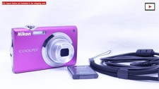 Nikon COOLPIX S3000 12MP 4x Optical Zoom Compact Digital Camera Pink Testd 51201