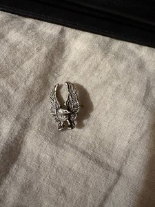 Vintage Harley Rider SILVER WING Eagle PIN