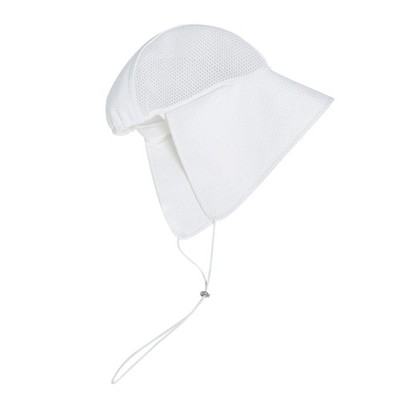 Wide Brim Women Hat Breathable Mesh Cloth Hat Teenager Girl Soft Brim Visor-Cap