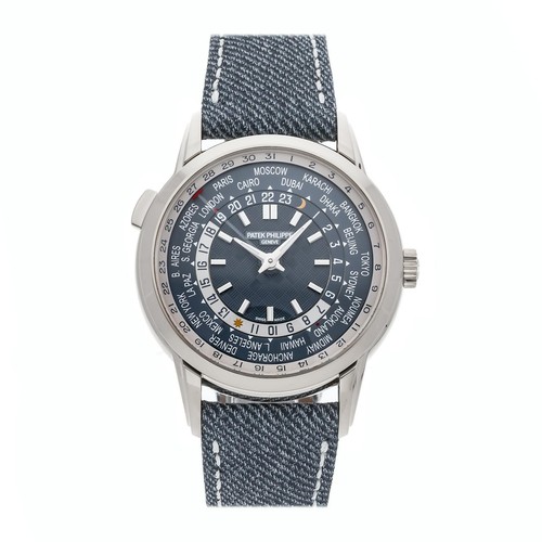 Patek Philippe Complications World Time Date White Gold Auto 4...