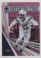 2019 Panini Phoenix Catching Fire Pink 100/199 Keenan Allen #18 0gg