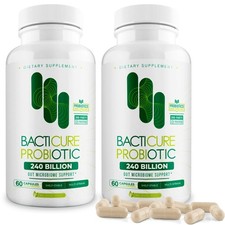 Bacticure | Non-Centrifuged Probiotics | Cultured in Immune-Boosting Fruits, Veg