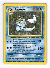 Vaporeon #12 Prices | Pokemon Jungle | Pokemon Cards
