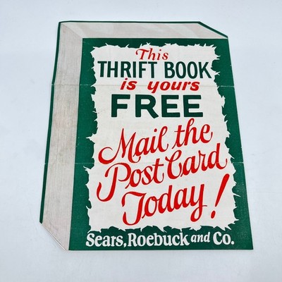 1925 Sears, Roebuck & Co  Thrift Book  Advertisement Leaflet Seattle WA SC5