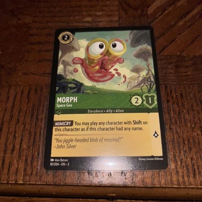 Disney Lorcana: Into the Inklands Morph Space Goo Card 81/204 Rare NM-Mint