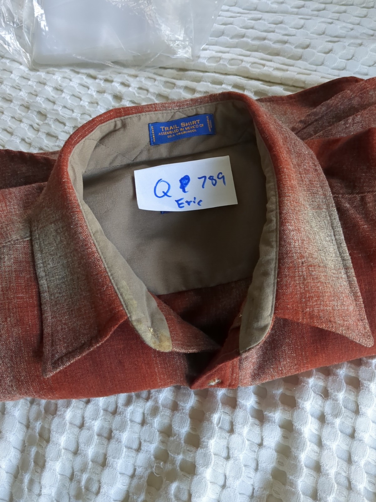 Pendleton Trail Shirt Elbow Patch Shadow Wool Pla… - image 12